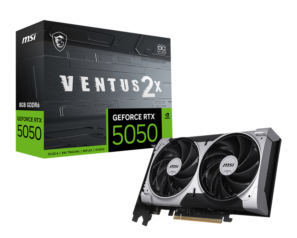 msi GeForce RTX 5050 8G VENTUS 2X OC image 1
