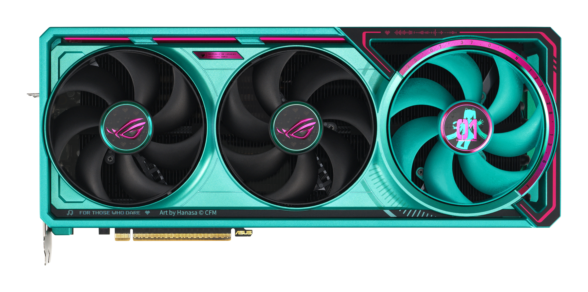 asus ROG Astral RTX 5080 16GB GDDR7 OC Hatsune Miku Edition Reflex 2 RTX image 1