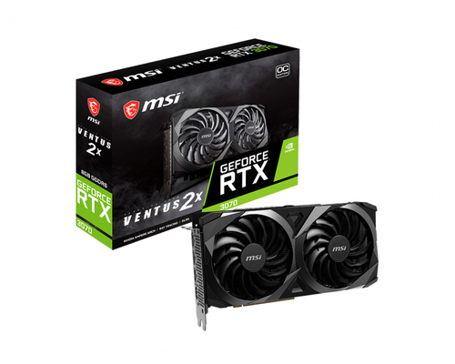 msi GeForce RTX 3070 VENTUS 2X OC LHR 8 Go GDDR6