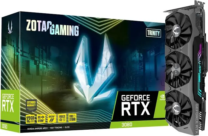 Zotac Gaming Geforce RTX 3080 TRINITY LHR 12 Go GDDR6X