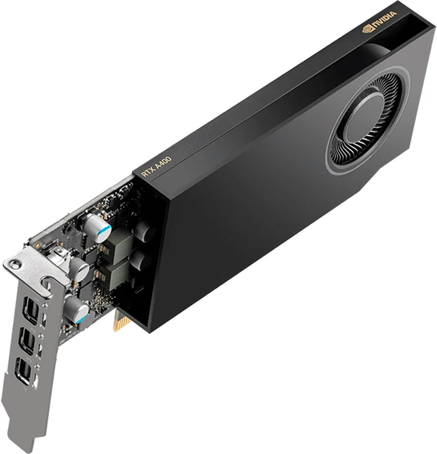PNY VCNRTXA400-SB RTX A400 4GB GDDR6 PCI Express x8 4.0 image 2