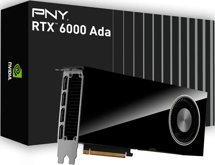 PNY NVIDIA RTX 6000 ADA 24 Go GDDR6 Ray Tracing IA  image 1