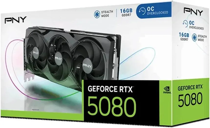 PNY GeForce RTX 5080 OC  image 1