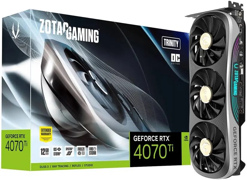 Zotac Gaming GeForce RTX 4070Ti Trinity 12 Go GDDR6X DLSS3 image 4