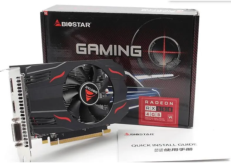 Biostar AMD Radeon RX 550 4 Go GDDR5