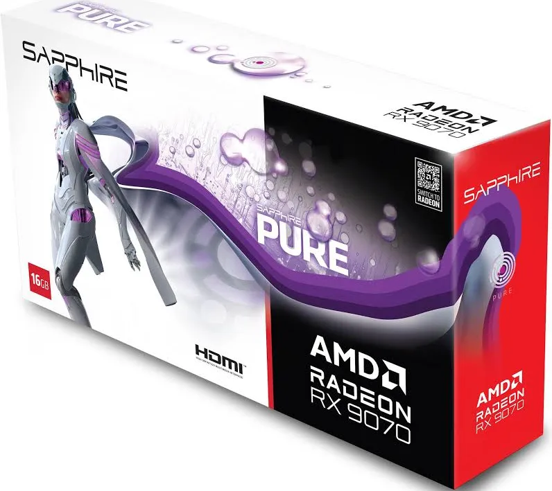 Sapphire Radeon RX 9070 Pure OC  image 1