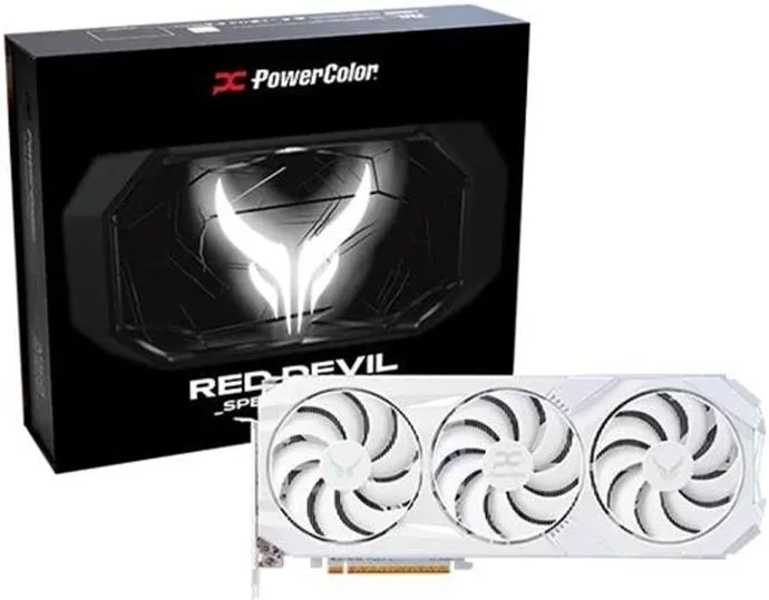 Powercolor Radeon RX 9070 XT Red Devil 16GB OC WHITE image 1