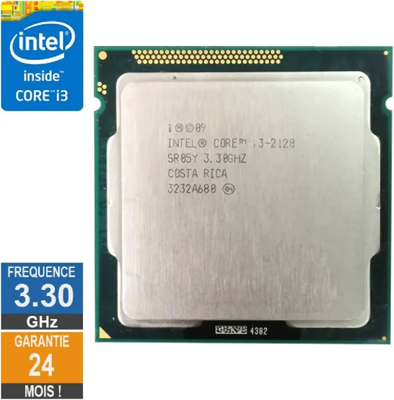 Processeur Intel Core I3-2120 3.30GHz SR05Y FCLGA1155 3Mo - processeur vue principale