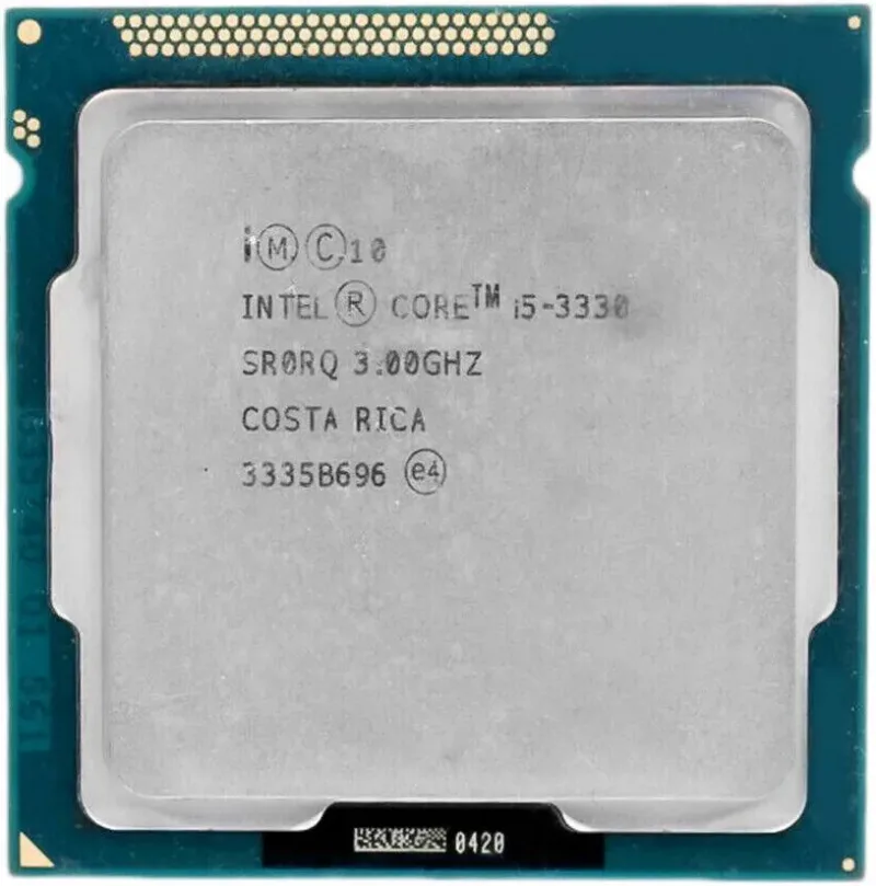 Processeur Intel Core I5-3330 3GHz SR0RQ FCLGA1155 6Mo - processeur vue principale