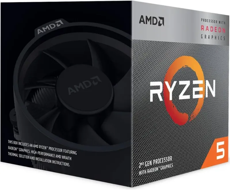 AMD Ryzen 5 3400G 3,7 GHz - processeur vue principale