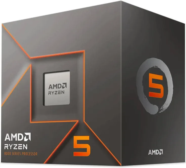 Processeur AMD Ryzen 5 8400F 6 Cœurs 4,2 GHz Base 4,7 GHz Turbo Socket AM5 - vue 4