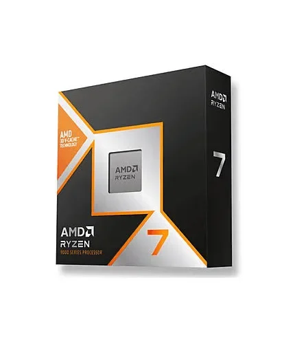 Processeur AMD Ryzen 7 9850X3D 8 Cœurs 4,7 GHz Base 5,6 GHz Turbo Cache 96 Mo Graphiques intégrés - processeur vue principale