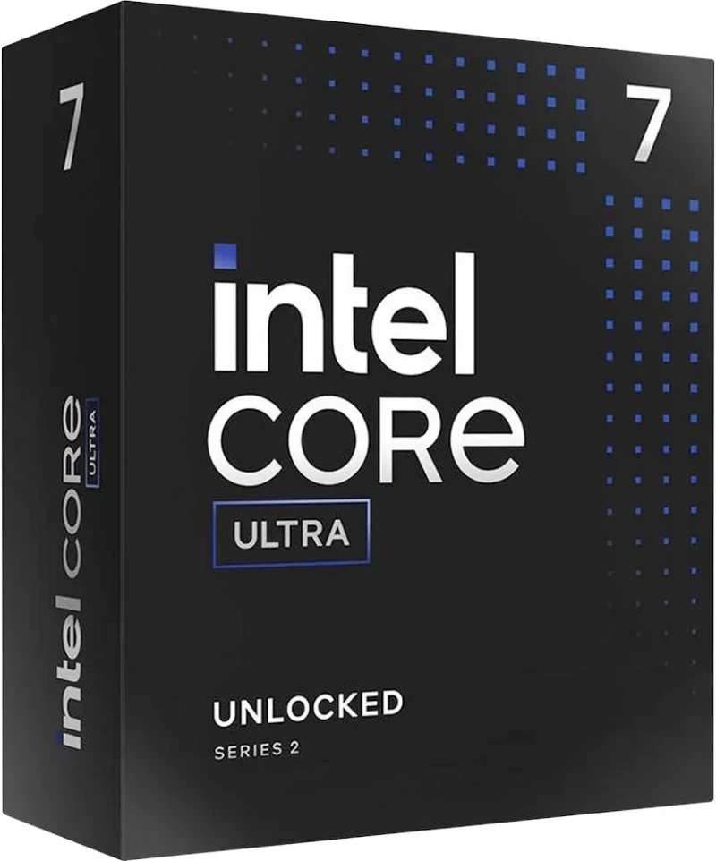 Processeur Intel Core Ultra 7 265K 20 cœurs 3,9 GHz Fréquence Base 5,5 GHz Turbo NPU AI Boost Overclocking - processeur vue principale