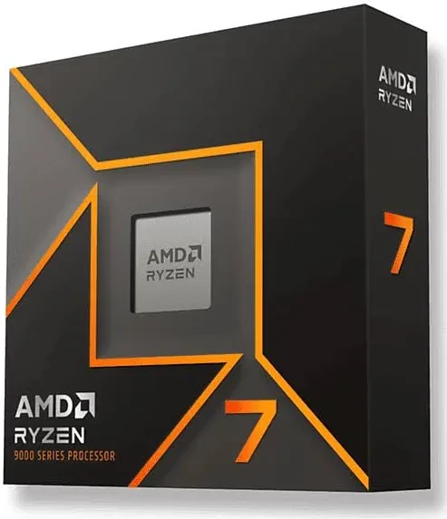 Processeur AMD Ryzen 7 9700X 8 cœurs 3,8 GHz Base 5,5 GHz Turbo Radeon Graphiques intégrés - processeur vue principale