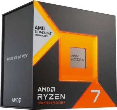 Processeur AMD Ryzen 7 7800X3D 8 Cœurs 4,2 GHz Base 5,0 GHz Turbo Cache 3D V-Cache - processeur vue principale