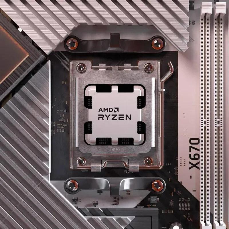 Processeur AMD Ryzen 7 7800X3D 8 Cœurs 4,2 GHz Base 5,0 GHz Turbo Cache 3D V-Cache - vue 3