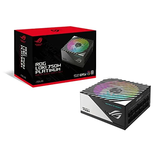 Alimentation PC modulaire ASUS ROG Loki SFX-L 750W 80 PLUS Platinum noir et blanc - alimentation vue principale