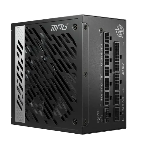 Alimentation PC modulaire MSI MPG A1000G PCIE5 1000W 80 PLUS Gold noir - alimentation vue principale