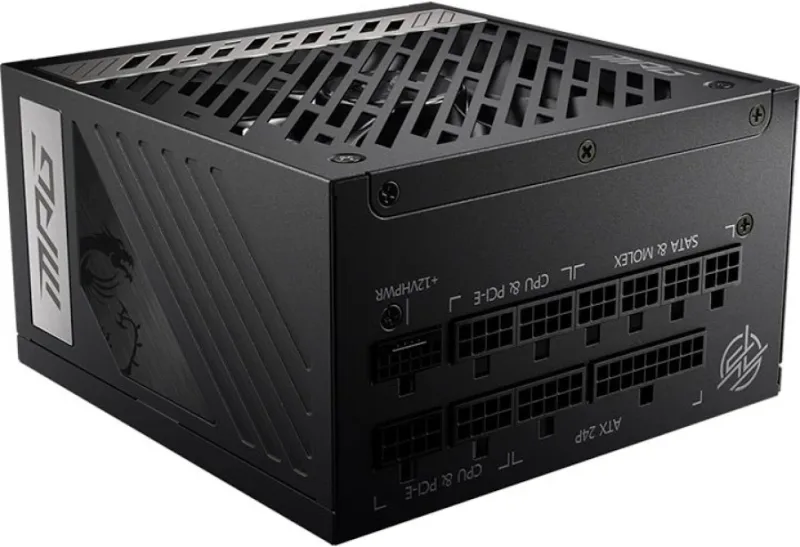 Alimentation PC modulaire MSI MPG A850G PCIE5 850W 80 PLUS Gold noir - image 2