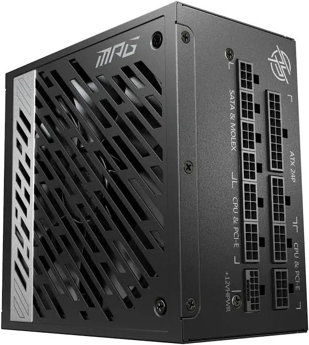 Alimentation PC modulaire MSI MPG A850G PCIE5 850W 80 PLUS Gold noir - image 3
