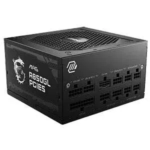 Alimentation PC modulaire MSI MAG A850GL PCIE5 850W 80 PLUS Gold noir - alimentation vue principale