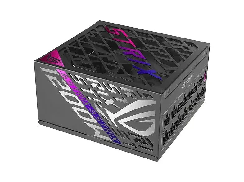 Alimentation PC modulaire ASUS ROG Strix 1200W 80 PLUS Platinum noir - alimentation vue principale