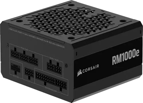 Alimentation PC modulaire CORSAIR RM1000e 1000W 80 PLUS Gold noir - alimentation vue principale