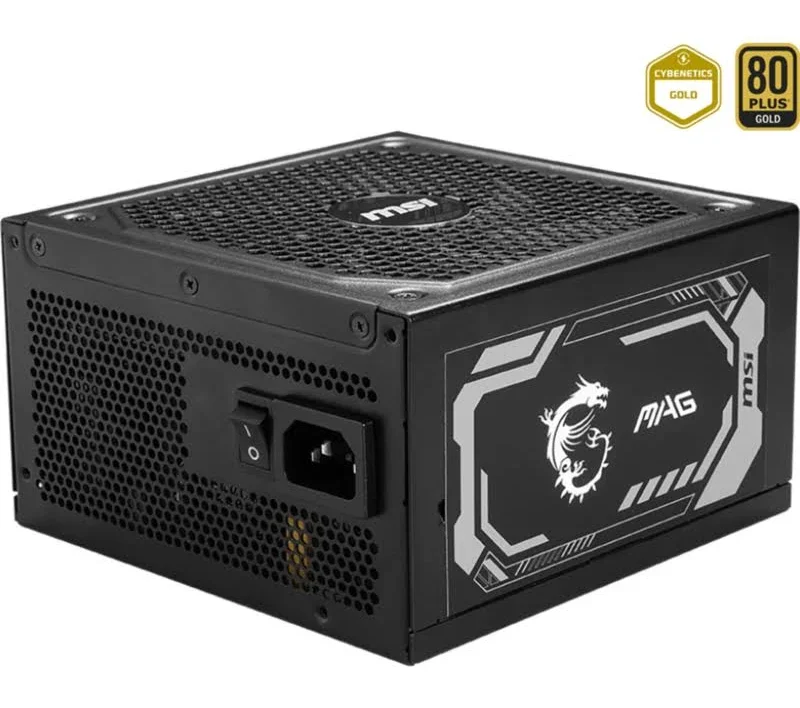 Alimentation PC modulaire MSI MAG A1000GL PCIE5 1000W 80 PLUS Gold noir - alimentation vue principale