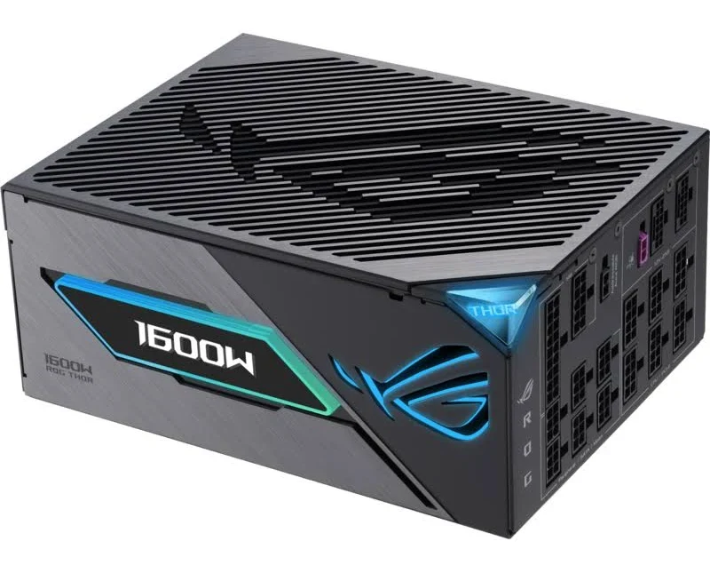 Alimentation PC modulaire ASUS ROG Thor Platinum III ARGB 1600W 80 PLUS Platinum noir et gris - alimentation vue principale