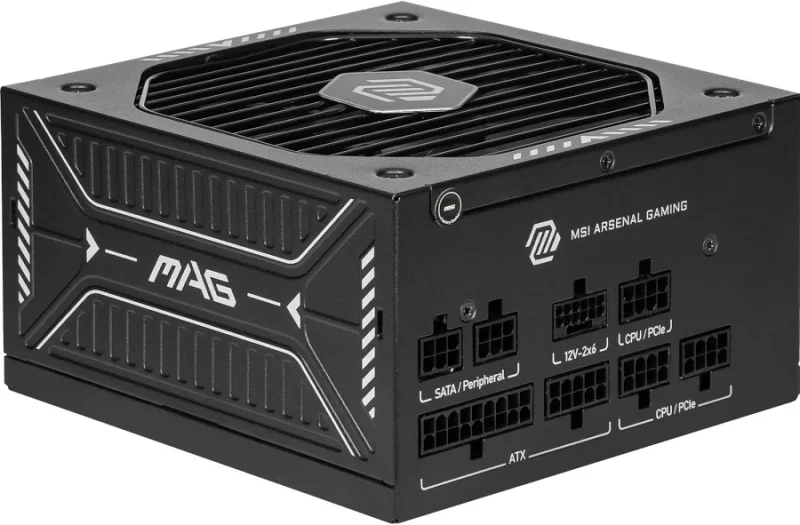 Alimentation PC modulaire MSI MAG A650GLS PCIE5 650W 80 PLUS Gold noir - alimentation vue principale