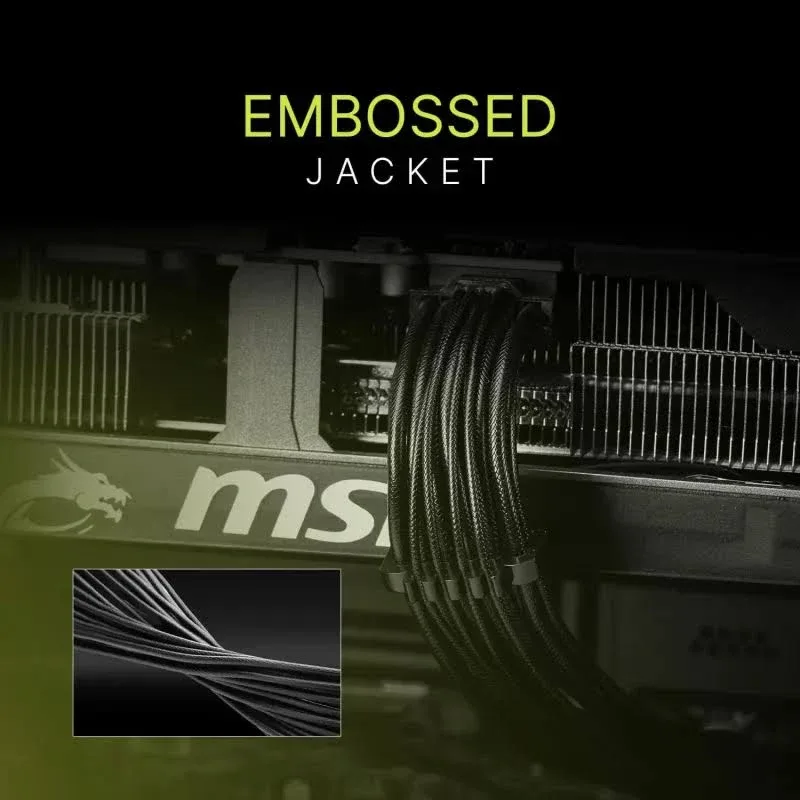 Alimentation PC modulaire MSI MAG A650GLS PCIE5 650W 80 PLUS Gold noir - image 5