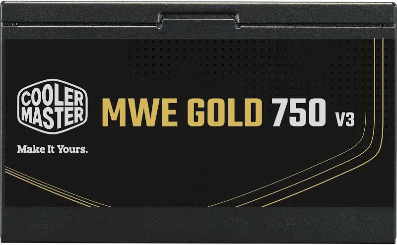 Alimentation PC non modulaire Cooler Master MWE V3 750W 80 PLUS Gold noir - image 2