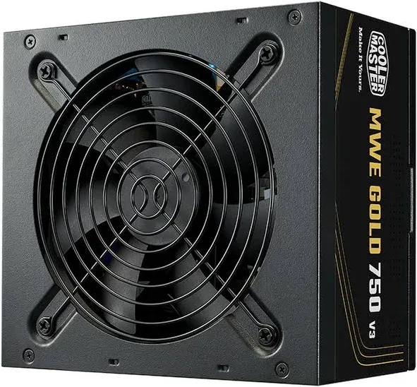 Alimentation PC non modulaire Cooler Master MWE V3 750W 80 PLUS Gold noir - alimentation vue principale