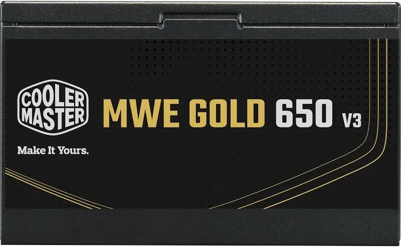 Alimentation PC non modulaire Cooler Master MWE V3 650W 80 PLUS Gold noir - image 2