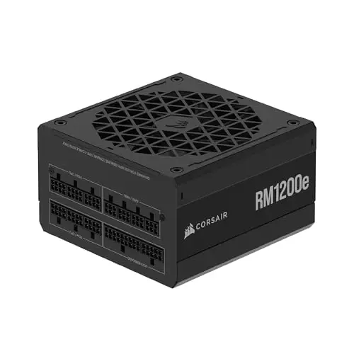 Alimentation PC modulaire Corsair RM1200e 1200W 80 PLUS Gold noir - alimentation vue principale