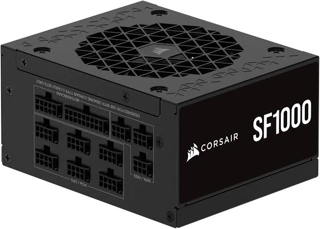 Alimentation PC modulaire Corsair SF1000 1000W 80 PLUS Platinum noir - alimentation vue principale