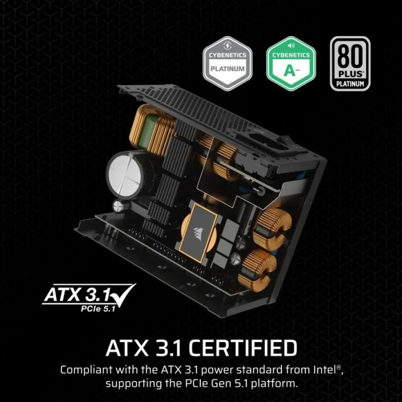 Alimentation PC modulaire Corsair SF850 850W 80 PLUS Platinum noir - image 4