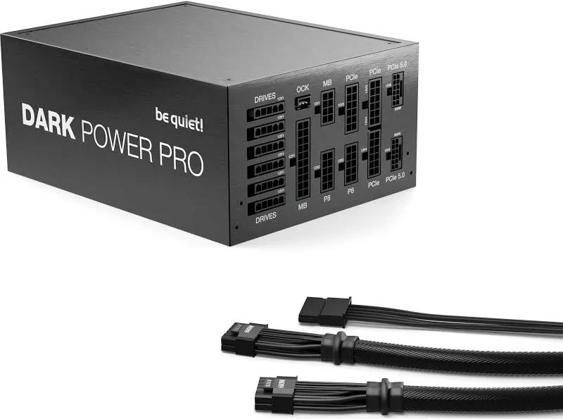 Alimentation PC modulaire Be Quiet Dark Power Pro 13 1600W 80 PLUS Titanium Noir - image 5