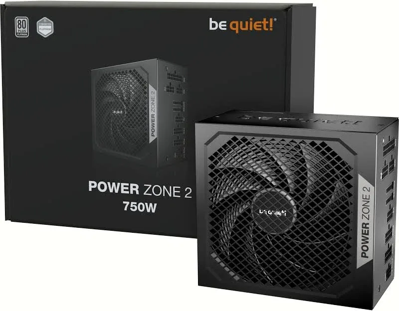 Alimentation PC modulaire Be Quiet Power Zone 2 RGB 1000W 80 PLUS Platinum Noir - image 4
