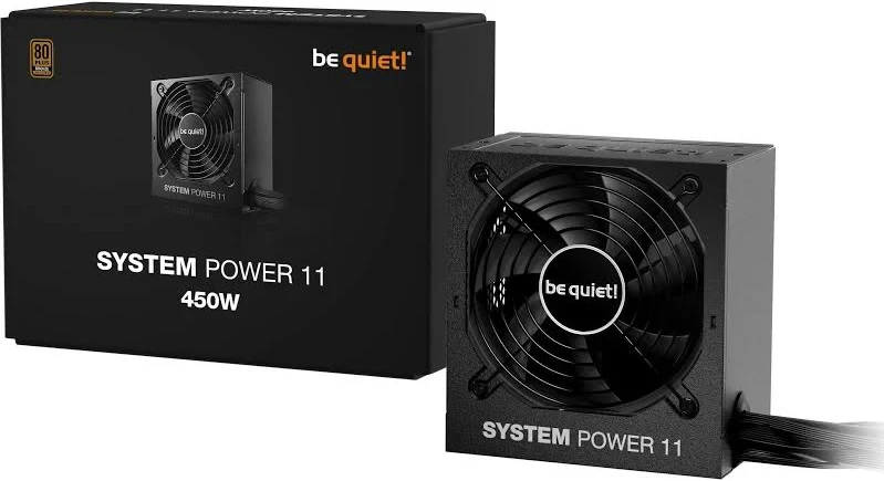 Alimentation PC semi modulaire Be Quiet System Power 11 450W 80 PLUS Bronze noir - image 2