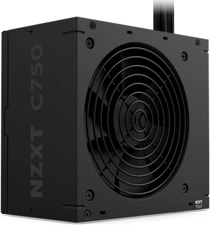 Alimentation PC non modulaire Nzxt C750 750W 80 PLUS Bronze Noir - alimentation vue principale
