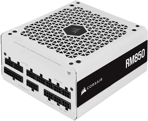 Corsair ATX 850W- RM850 80+ Gold Mod. White- CP-9020232-EU - alimentation vue principale