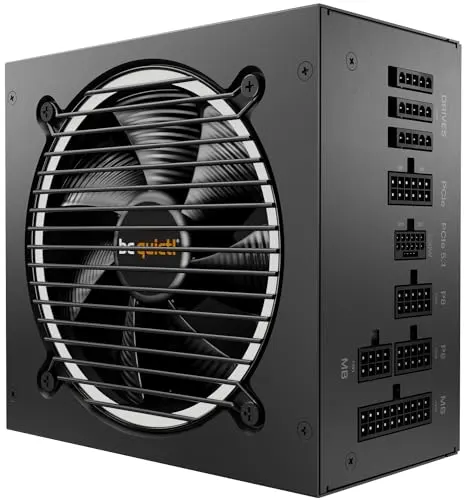 be quiet!  ATX 750W - Pure Power 12 M 80+ Gold - BN343 - alimentation vue principale