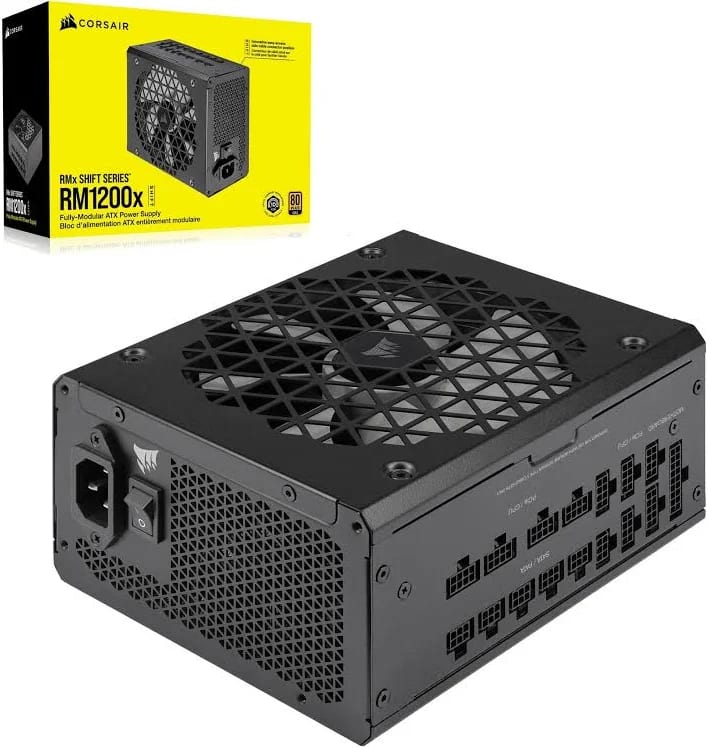 Corsair ATX 1200W - SHIFT 80+ Gold Mod. - CP-9020254-EU - alimentation vue principale
