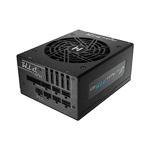 FSP ATX 1000W - 80+ Platinum HYDRO PTM PRO ATX3.0/GEN5 - alimentation vue principale
