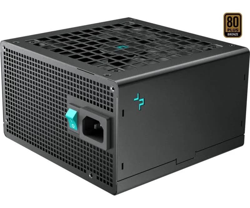 Deepcool ATX 800W - 80+ Bronze - PL800D Noir - alimentation vue principale