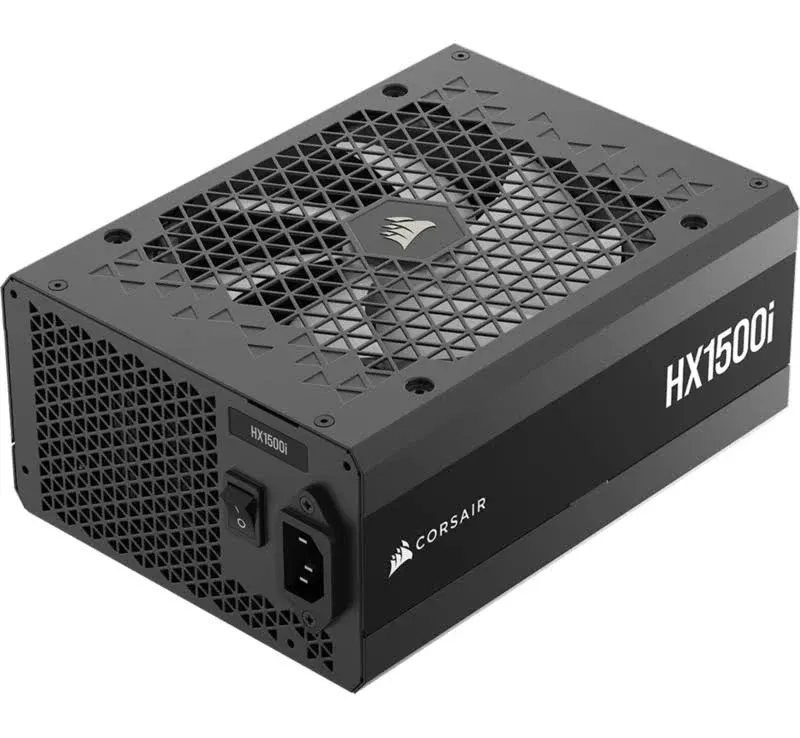 Corsair ATX1500W - 80+ Platinum - HX1500i C20 Version Noir - alimentation vue principale