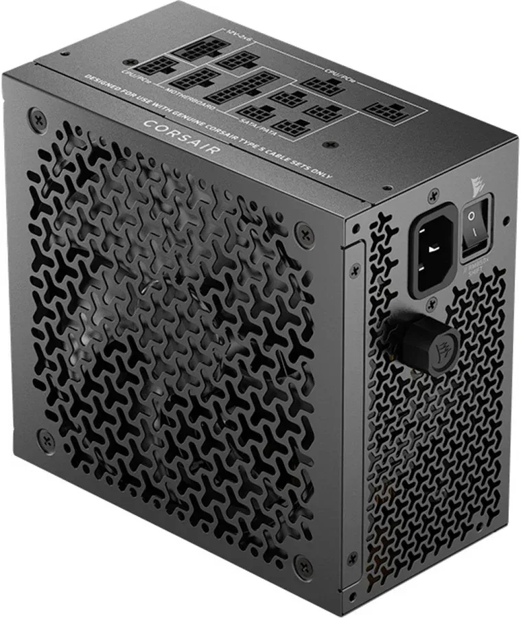 Corsair ATX 850W - 80+ Gold - RM850x Shift Noir - alimentation vue principale