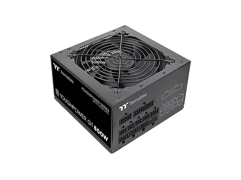 Thermaltake ATX 3.1 850W - 80+ Gold - Toughpower GT FM - Noir - alimentation vue principale