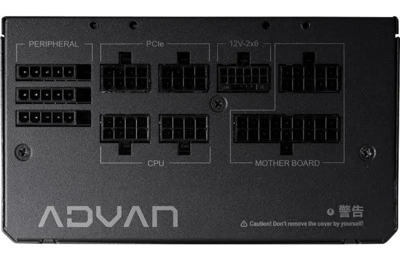 ADVAN GM unité d''alimentation d''énergie 20+4 pin ATX ATX Noir alimentation  modulaire 1000 watt - alimentation vue principale